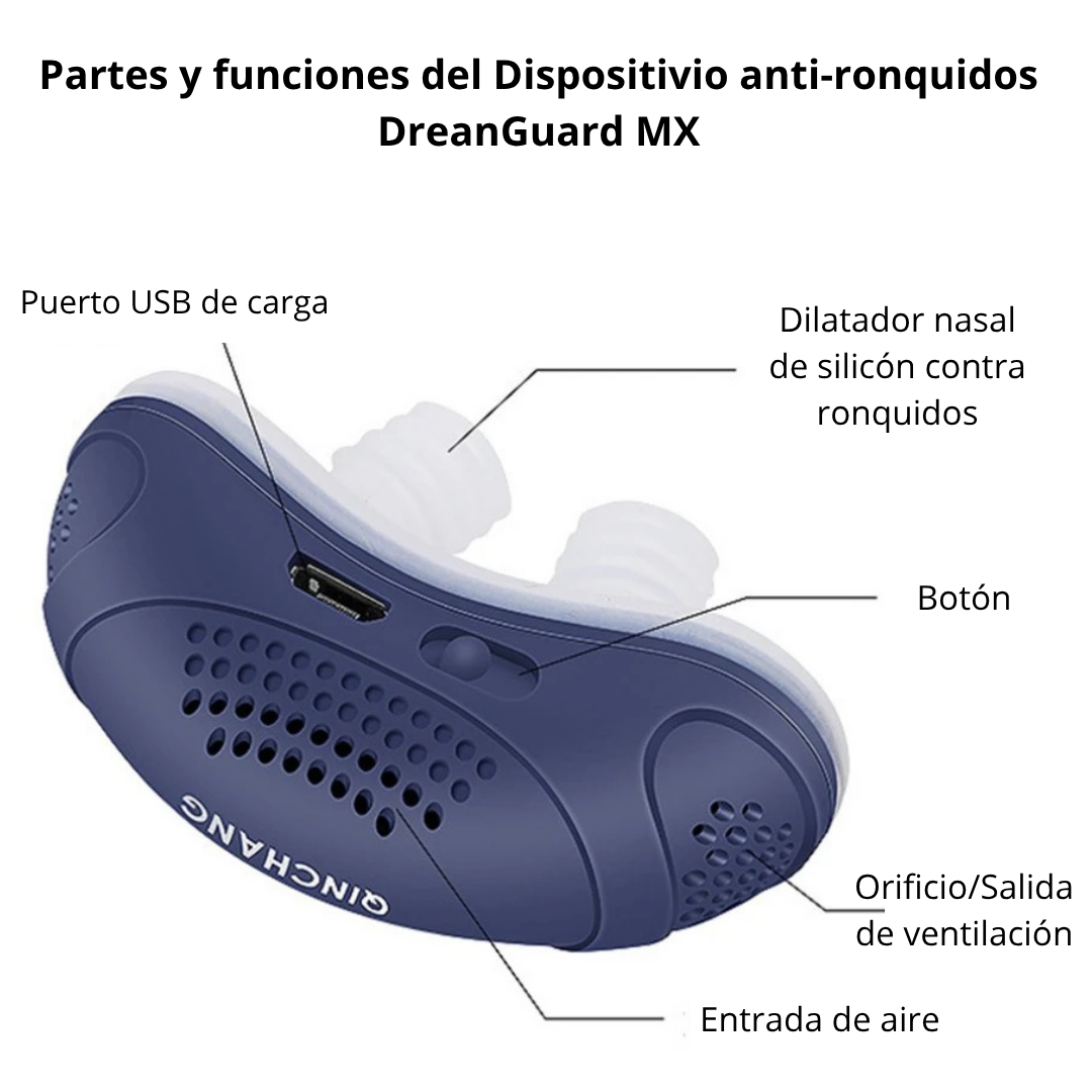 Dispositivo Eléctrico Antirronquidos DreamGuard MX