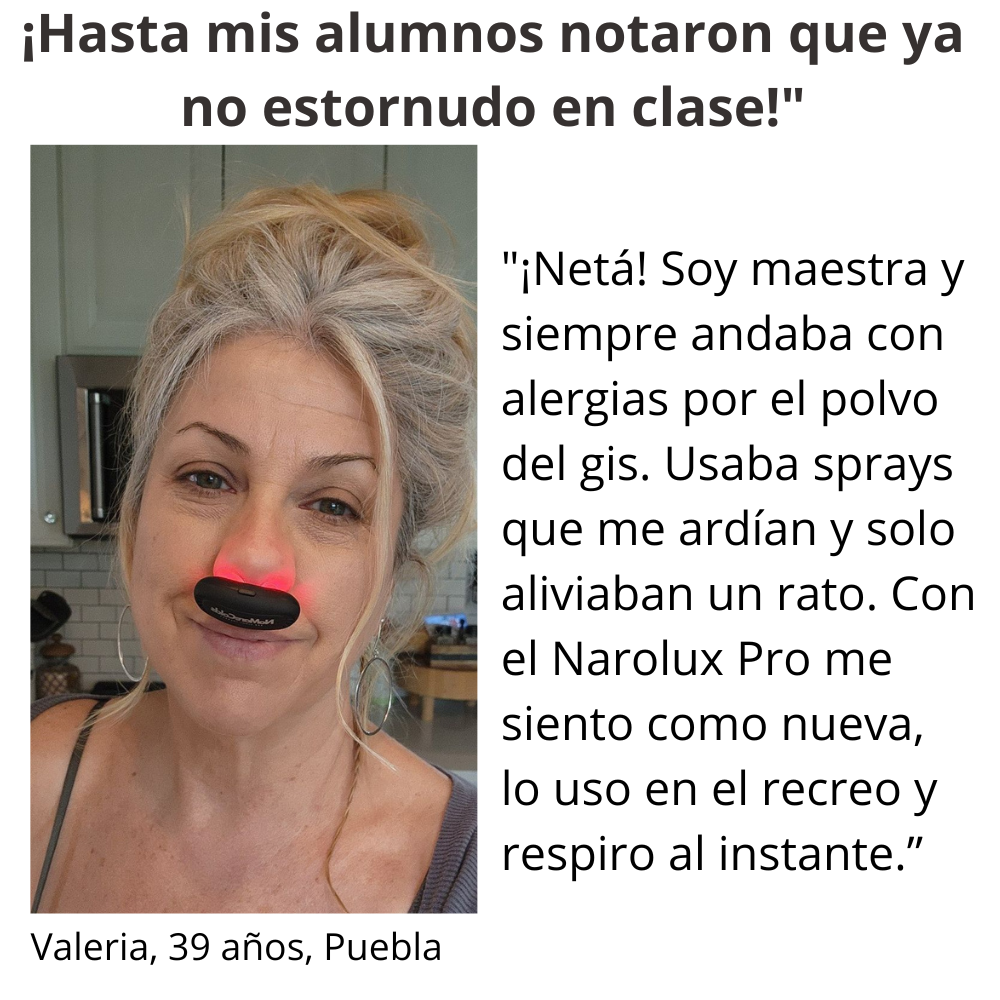Narolux Pro -Dispositivo  Nasal  con Tecnología Láser Infrarroja