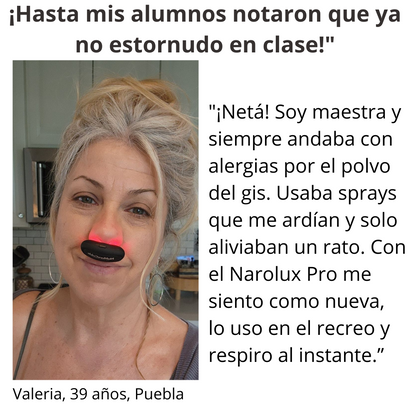 Narolux Pro -Dispositivo  Nasal  con Tecnología Láser Infrarroja