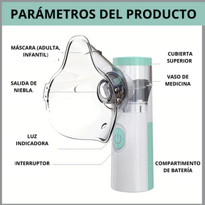 Nebulizador Inalador  Portátil AIRNEB